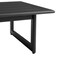 Armen Living Grand 4 Piece Black Aluminum Outdoor Seating Set with Dark Gray Cushions 840254332768 - alternate 4